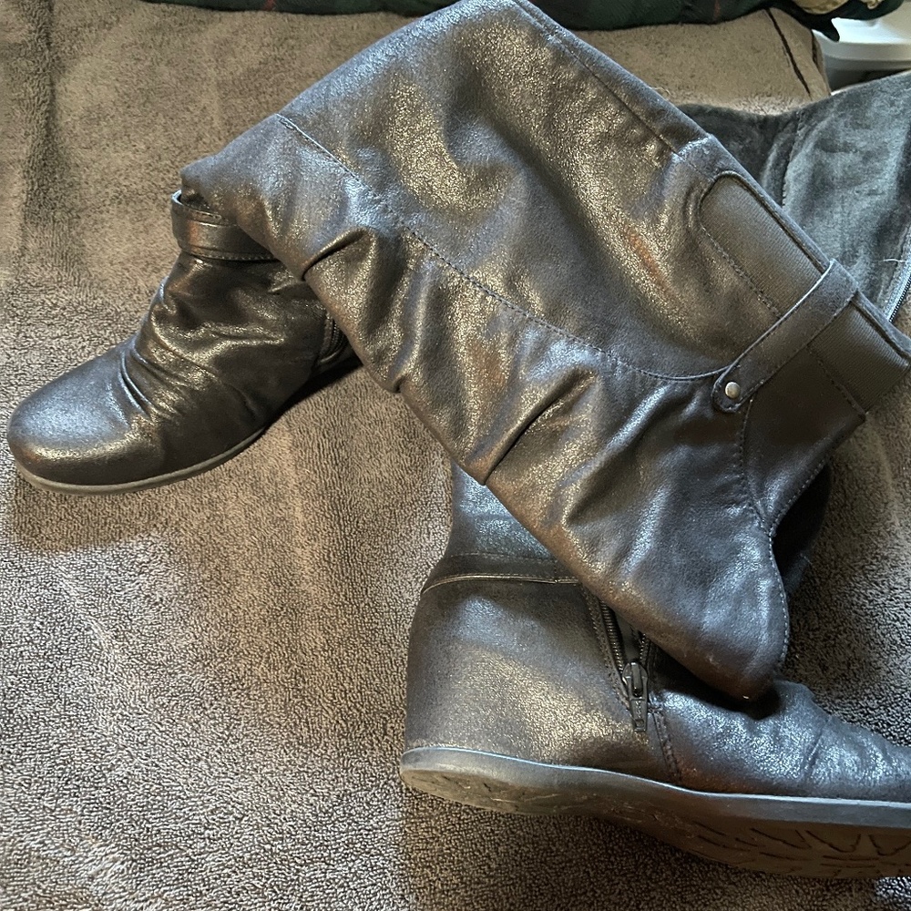 Mink Lined Womens Tall Boots